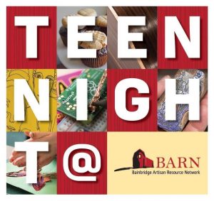 CANCELED for MARCH: Teen Night at BARN