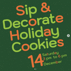 Pegasus: Sip & Decorate Holiday Cookies