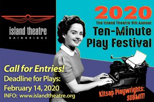 Accepting play submissions for Island Theatre's Ten-Minute Play Festival