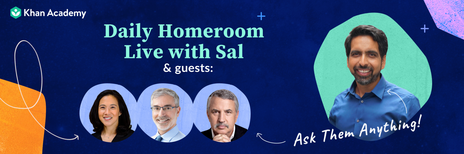Gallery 1 - Khan Academy: Daily Homeroom Live with Sal