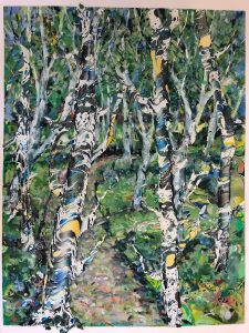 "Trees", paintings by Len Eisenhood