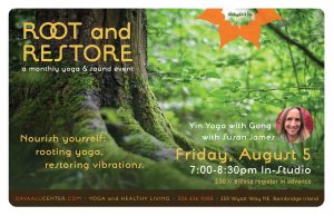 Root & Restore—Yin Yoga with Gong—with Susan James