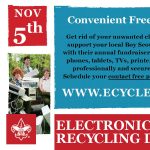Boy Scout Troop 1496 E-Cycle Fundraiser
