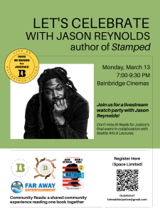 BI Reads for Justice: Let's Celebrate with Jason Reynolds, Author of Stamped