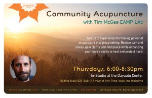 Community Acupuncture with Tim McGee - IN-STUDIO