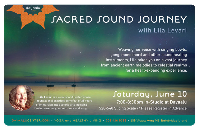 Sacred Sound Journey with Lila Levari - IN-STUDIO