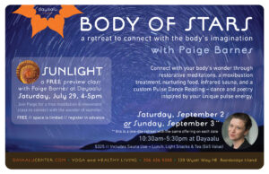 Body of Stars: A Retreat to Connect with the Body's Imagination with Paige Barnes —In-studio retreat