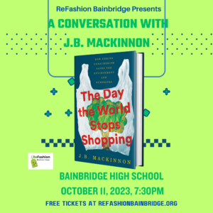 Author Talk: A Conversation with J.B. MacKinnon