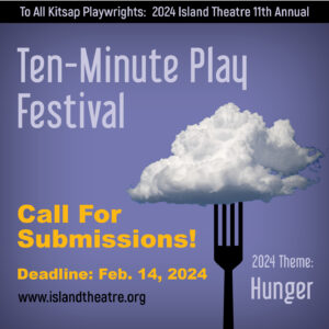 Island Theatre accepting plays for 2024 Ten-Minute Play Festival!