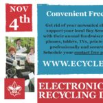 Troop 1496 E-Cycle Fundraiser