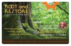 Root & Restore with Susan James: Yin Yoga and Gong